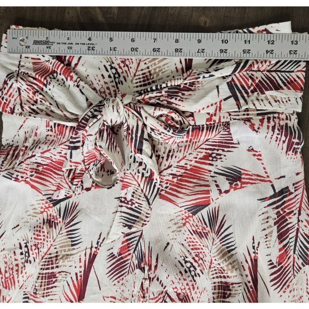 Rewash Brand Wide Leg High Waist Linen Pants Boho Beach Vacation NWOT Med - Picture 5 of 9